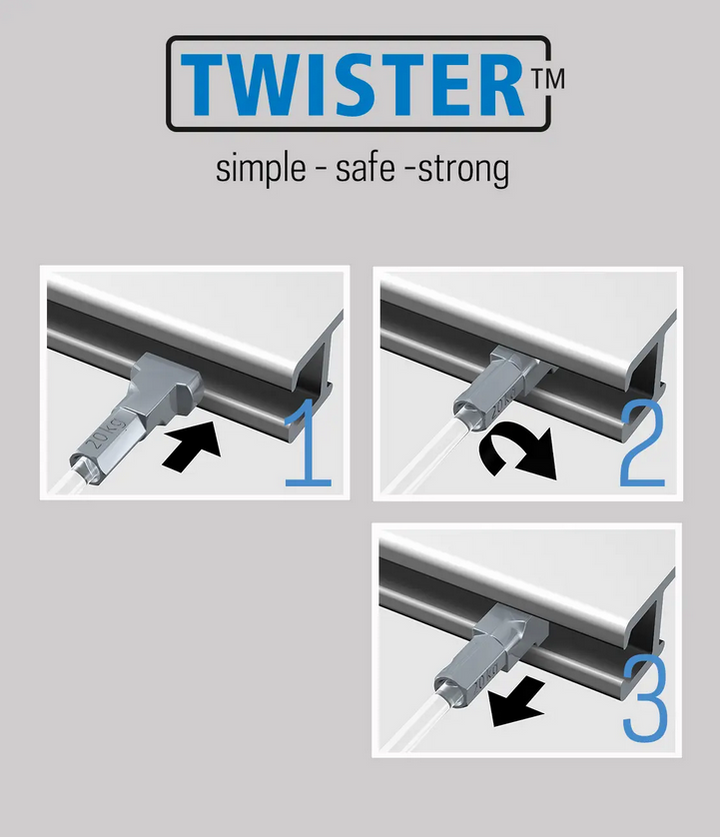 Perlon Twister - Artiteq Picture Hanging Systems