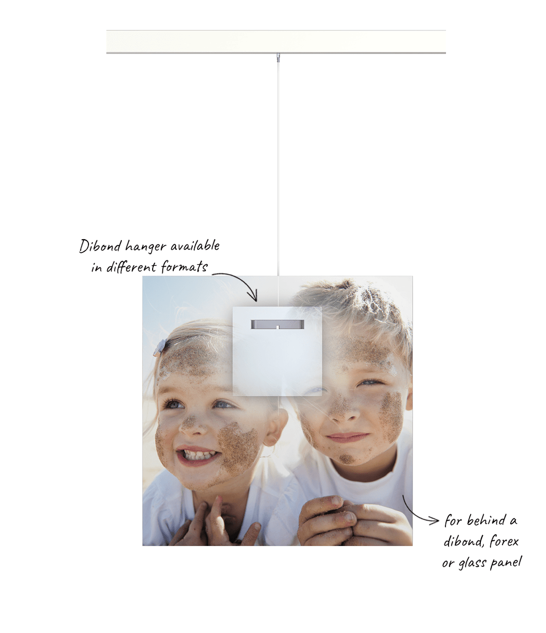 Dibond Hanger - Artiteq Flexible Hanging Solutions