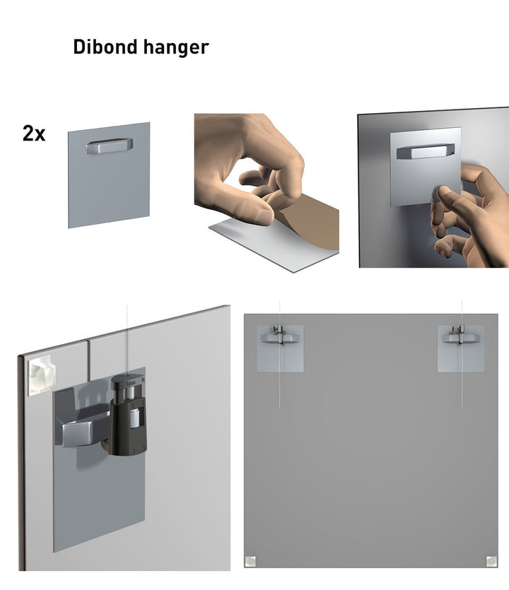 Dibond Hanger - Artiteq Flexible Hanging Solutions