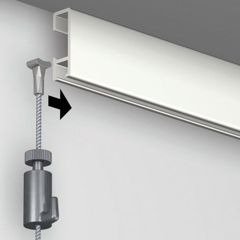 Steel Solid Slider - Artiteq Picture Hanging Systems