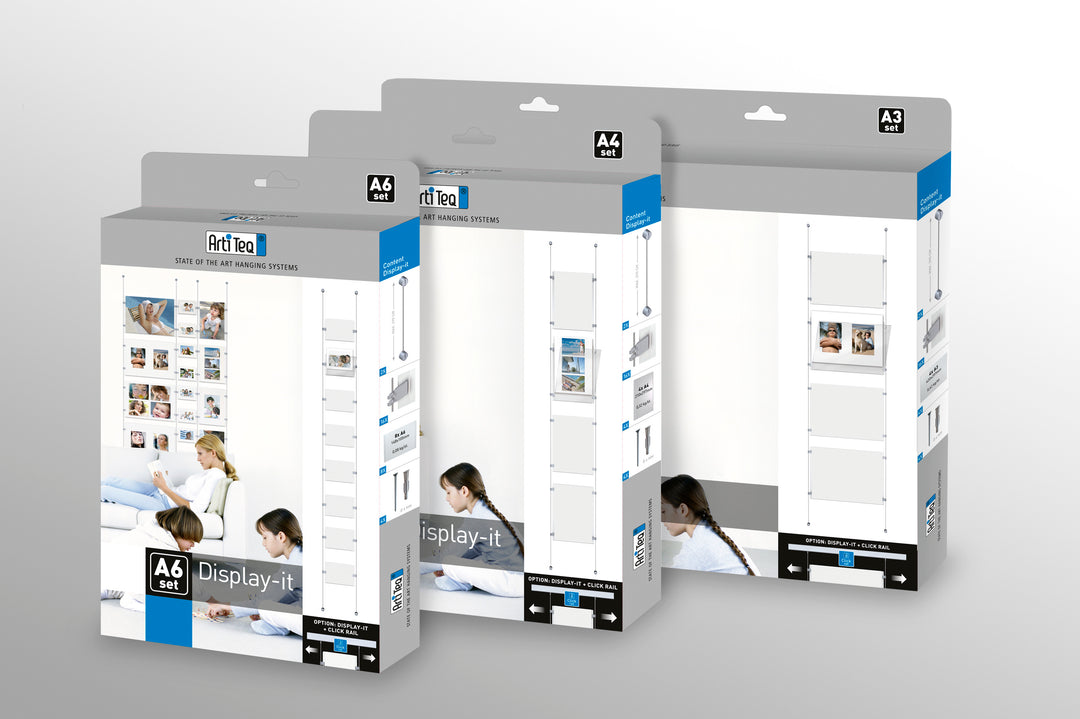 Display-It Economy Set - Artiteq Picture Hanging Systems