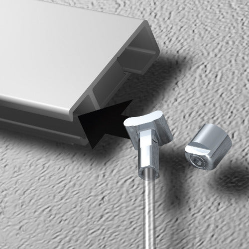 Sloping Ceiling Stopper - Artiteq Picture Hanging Systems