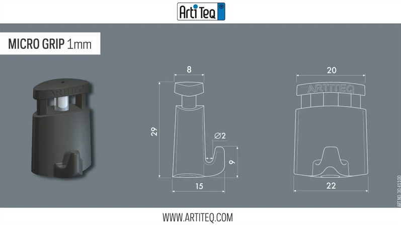 20 kg MicroGrip Hook - Artiteq Picture Hanging Systems